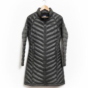 The North Face Women’s Down Filled Long Puffer Parka Grey Winter Coat Small